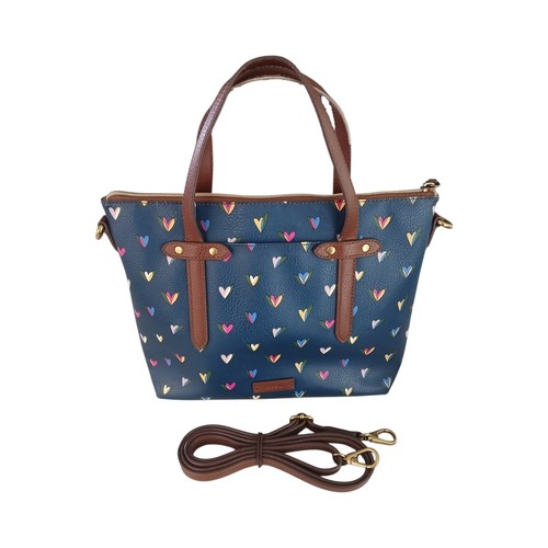 Fossil felicity satchel navy - felicity,