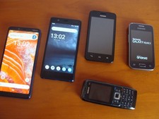 Bundle of Smartphones Nokia 3.1 Plus Nokia 3 Huawei Ascend Y330 Nokia E51