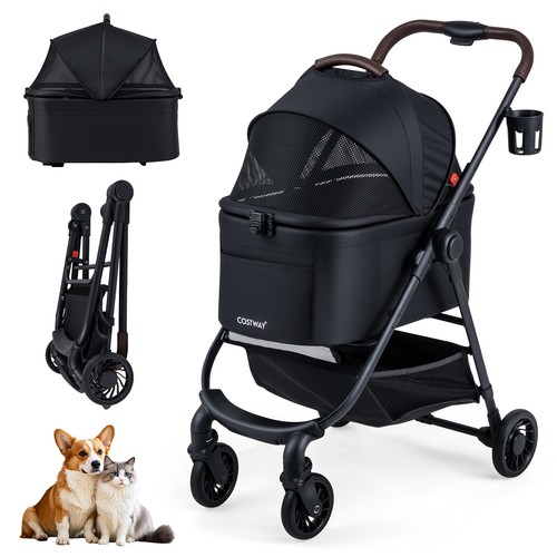 Costway pet stroller - costway,