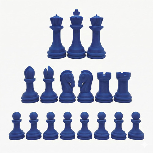 Staunton chess pieces half - staunton,