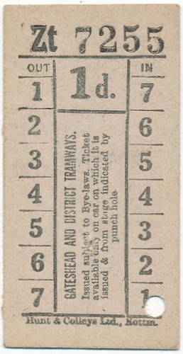 Tram ticket gateshead - ticket, &