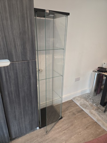Ikea detolf black glass - detolf,