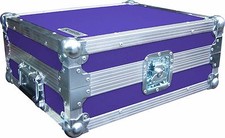 Technics SL1210 Turntable DJ Deck Swan Flight Case (Purple Rigid PVC)