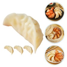  4 Pcs Chinese Dumplings Photography Prop Artificial Food Decoration