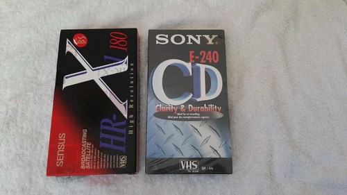 Two new vhs tapes sealed - vhs,