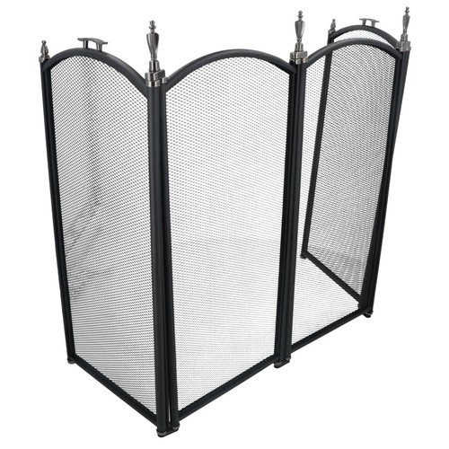 Black panel fire - fire, screen