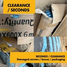 6MM TILE BACKER BOARD PALLET LOAD - CLEARANCE /DAMAGED/SECONDS - (50 BOARDS)