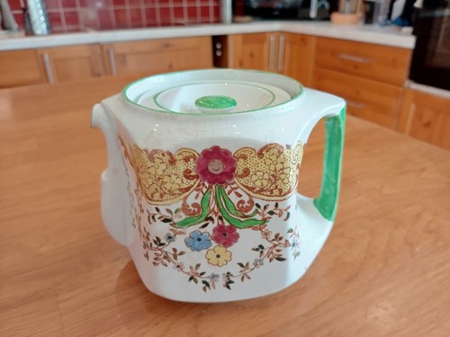Antique sadler ceramic teapot - antique,