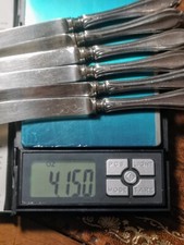 1919 4oz Sterling Silver 925 Knives Sheffield British English Original Box Nice.