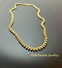 22K. 22Ct Gold Filled 20”/50cm Ball Bead Chain, Necklace Ref:-41B