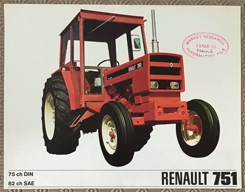 Renault 751 tractor - renault,
