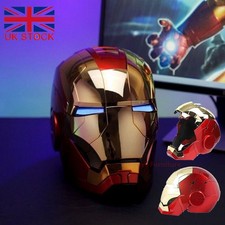 Iron Man MK5 1:1 Wearable Helmet - Voice Touch RC with LED Eyes Open&Close Mask