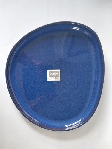 Denby imperial blue platter - denby,