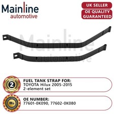 New Fuel Tank Strap 2-Elements Steps for Toyota Hilux 2005-2015