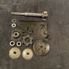 Qualcast suffolk punch 35s/14s/ drive shaft with pulleys - Lawnmower parts