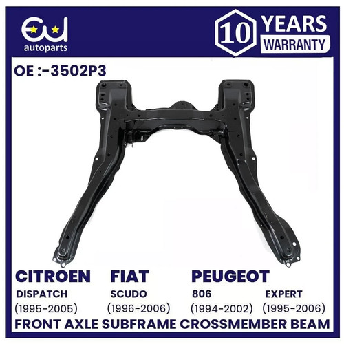 Front subframe crossmember for - subframe,