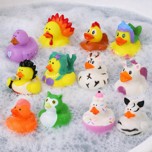 12x rubber duck bath - toys, kids