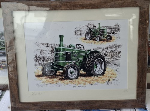 Framed picture print - a4,