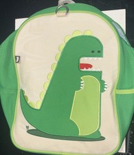 Beatrix New York Backpack Bag T-Rex Dino Green 9” x 12” Pre-owned