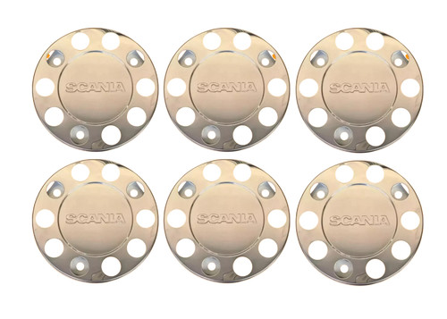6pcs stainless steel wheel - stainless,