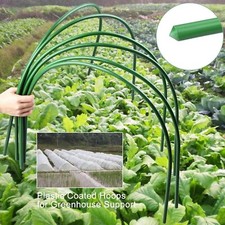 6PCS 4ft Garden Plant Support Stakes Greenhouse Hoops for Row Cover Frame Flower