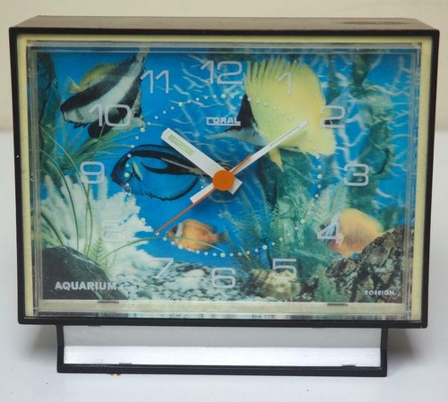 Vintage bedside alarm clock - bedside,
