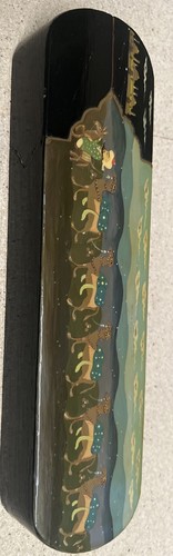 Antique hand painted wooden - hand,