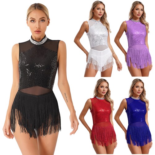 Women sequined leotard dress - women,