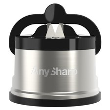 AnySharp Global World's Best Knife Suction Sharpener, Pro Metal GENUINE