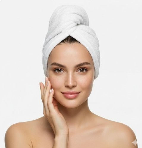 Microfibre hair wrap - wrap, towel