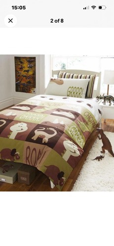 Dinosaur single duvet - set,