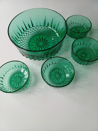 Vintage arcoroc emerald green - arcoroc,