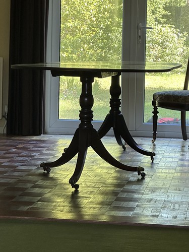 Antique dining table - dining,