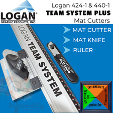 Logan Mat Board Ruler, Knife &