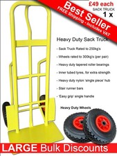 HEAVY DUTY YELLOW SACK TRUCK /