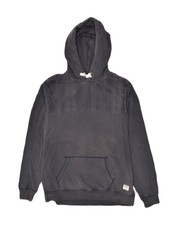 JACK WILLS Mens Hoodie Jumper Large Navy Blue Cotton AE06