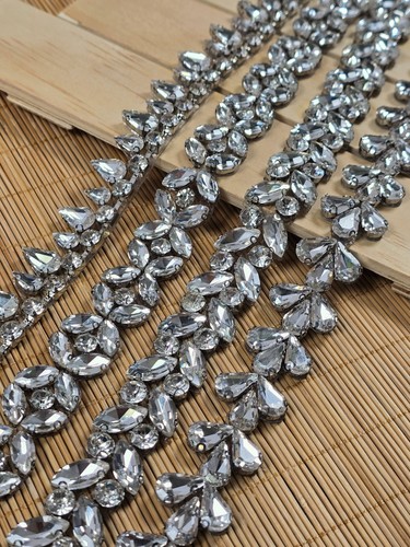 Crystal rhinestone trim - rhinestone,