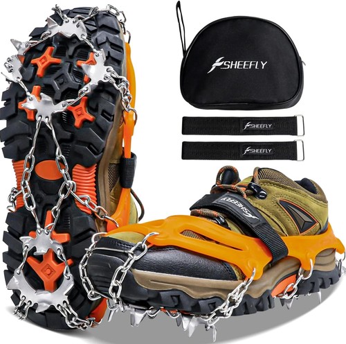 Sheefly crampons ice cleats - sheefly, 19