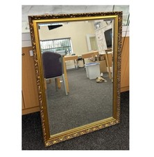 Large gilt framed mirror