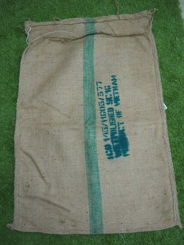 Hessian coffee sack text - sack,, and