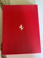 RARE AUTHENTIC FERRARI POLTRONA FRAU RED LEATHER FOLIO WELCOME TO FERRARI