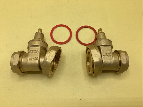 Pair brass 28mm gate - pair,