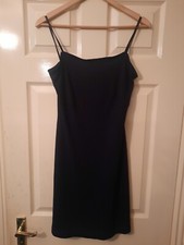 Principles Vintage Slip Dress Black UK 12 excellent condition