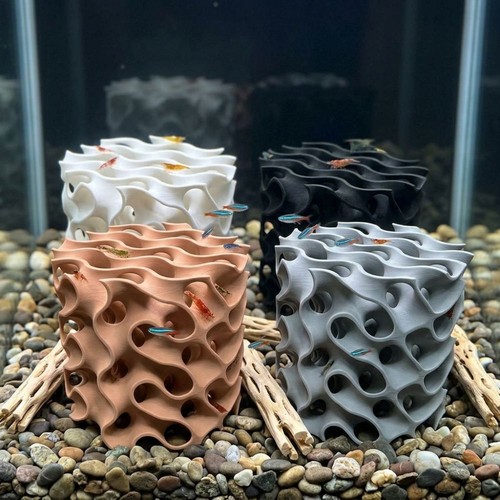 Printed porous fish - 3d,