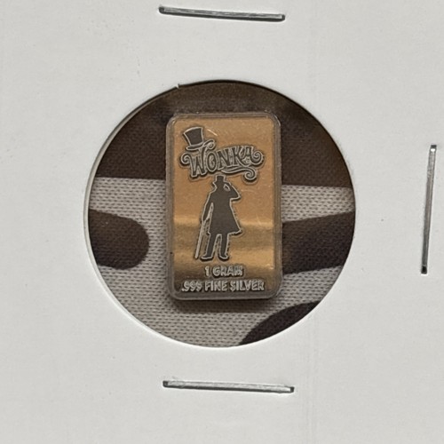 1gram 999 silver - .999, wonka