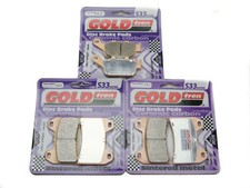 Goldfren S33 Brake Pads Front & Rear For Honda CB 400 SF F3V Superfour NC31 1997