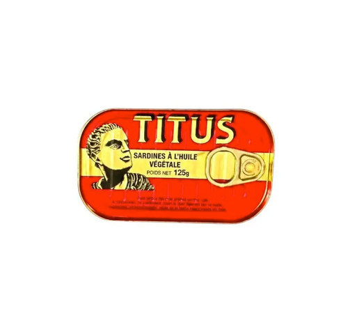 Titus sardines oil - 125g,