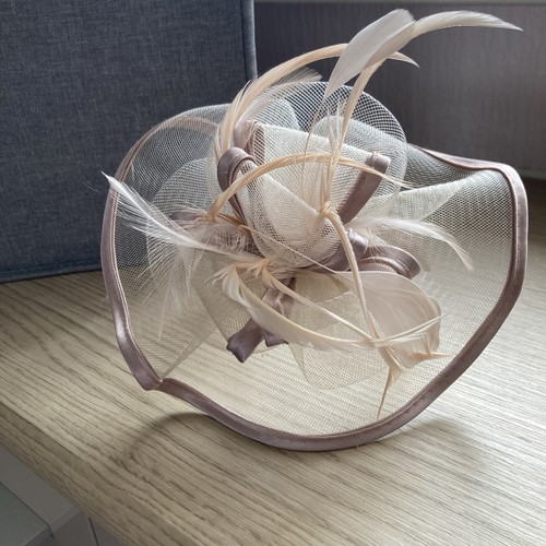 Dusky pink feather - feather, fascinator