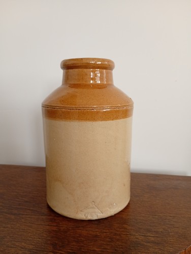 Victorian stoneware jar c b - stoneware, c&b