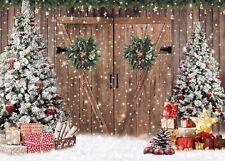 Photography Backdrop Glitter Winter Chrisrmas Gift Boxes Family Holiday 8x6ft
